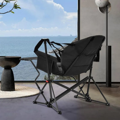 Adjustable Hammock Chair with Pedal – 450lbs Heavy-Duty Support, Compact & Portable for Camping, Beach, Backyard