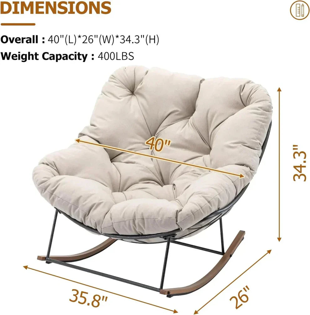 Cloud Comfort Recliner - Zero Gravity Position & Ergonomic Rocking Design