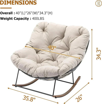 Cloud Comfort Recliner - Zero Gravity Position & Ergonomic Rocking Design