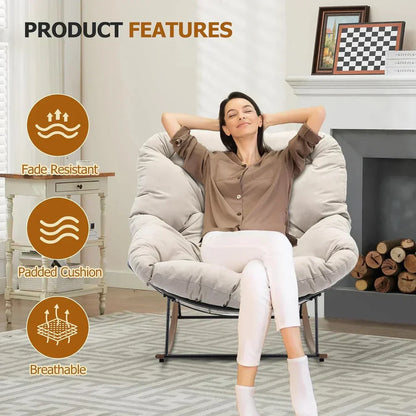 Cloud Comfort Recliner - Zero Gravity Position & Ergonomic Rocking Design